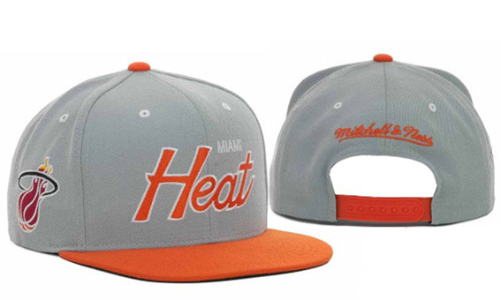 NBA Maimi Heat M&N Snapback Hat id21